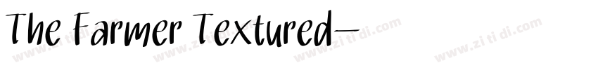 The Farmer Textured字体转换